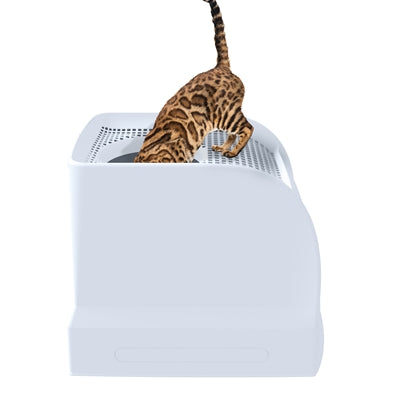 Boîte à litière iMac Frida avec tiroir bleu