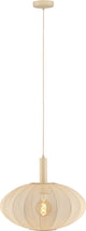 Lucide corina - suspension - ø 50 cm - 1xe27 - beige - japandi