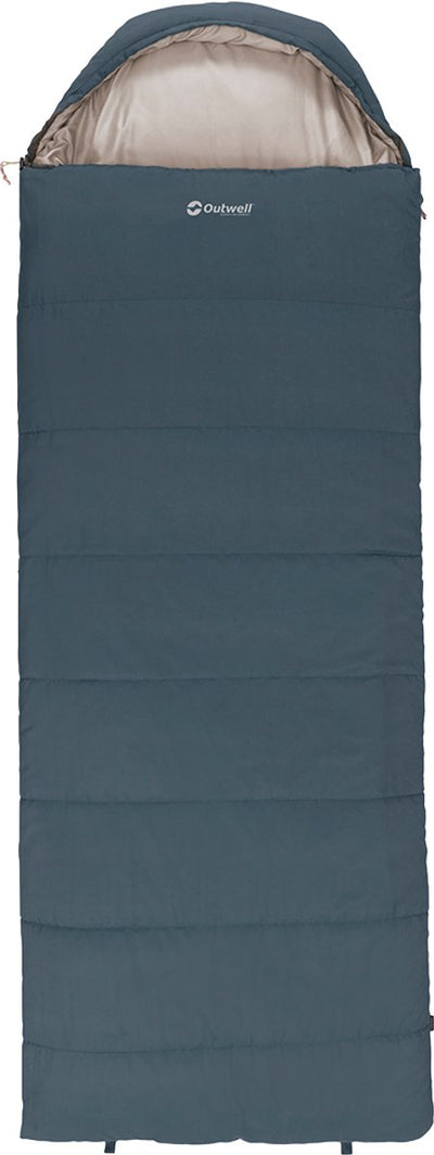 Couverture de sac de couchage Outwell campion lux xl bleu modèle +5c 225 x 85 cm