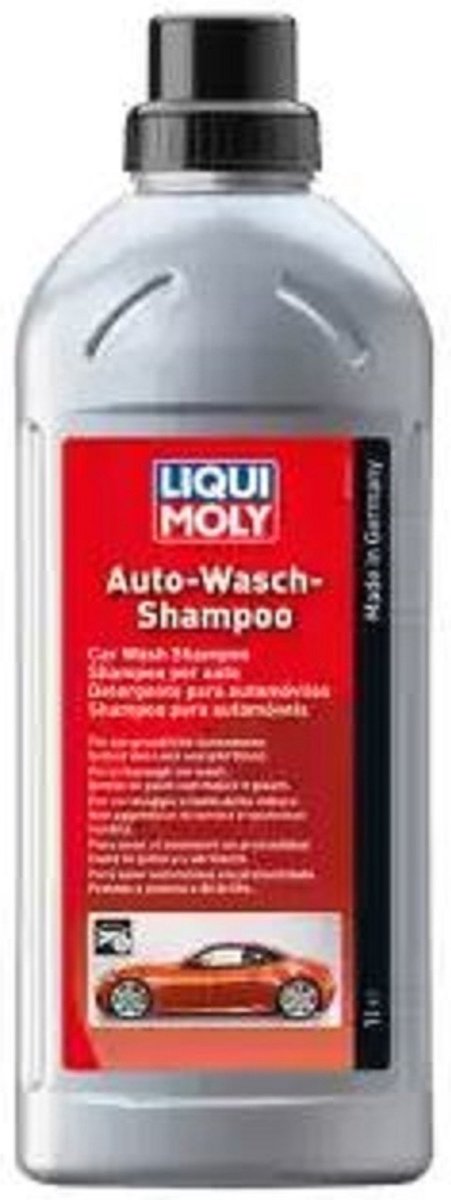 Liqui moly shampooing voiture avec cire, shampooing avec cire pour une belle brillance 1 litre