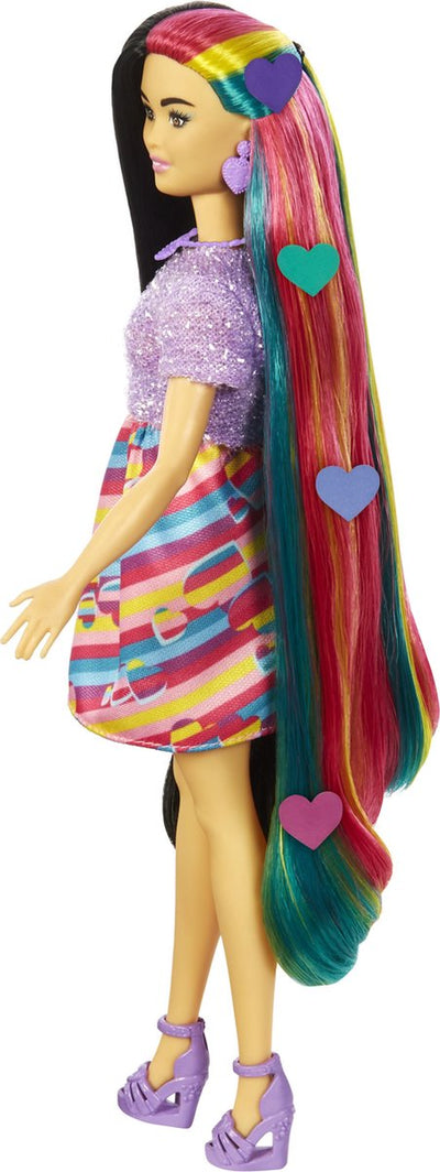 Barbie totalement cheveux arc-en-ciel - poupée