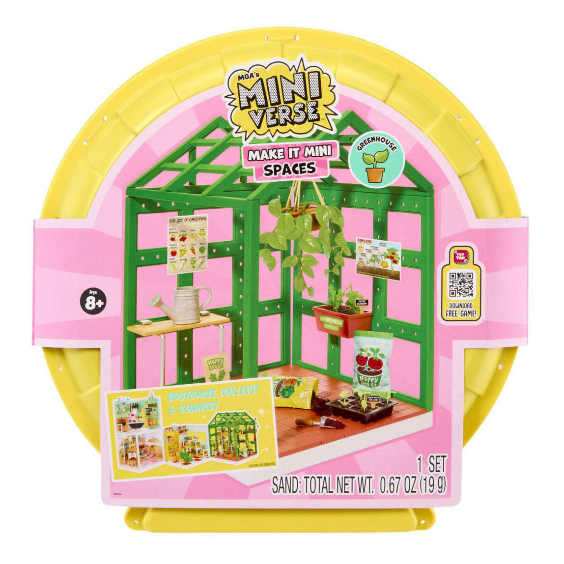 Miniverse - pack de démarrage d'espaces ensemble d'artisanat de serre - kit de construction - fabriquez votre propre mini serre végétale !