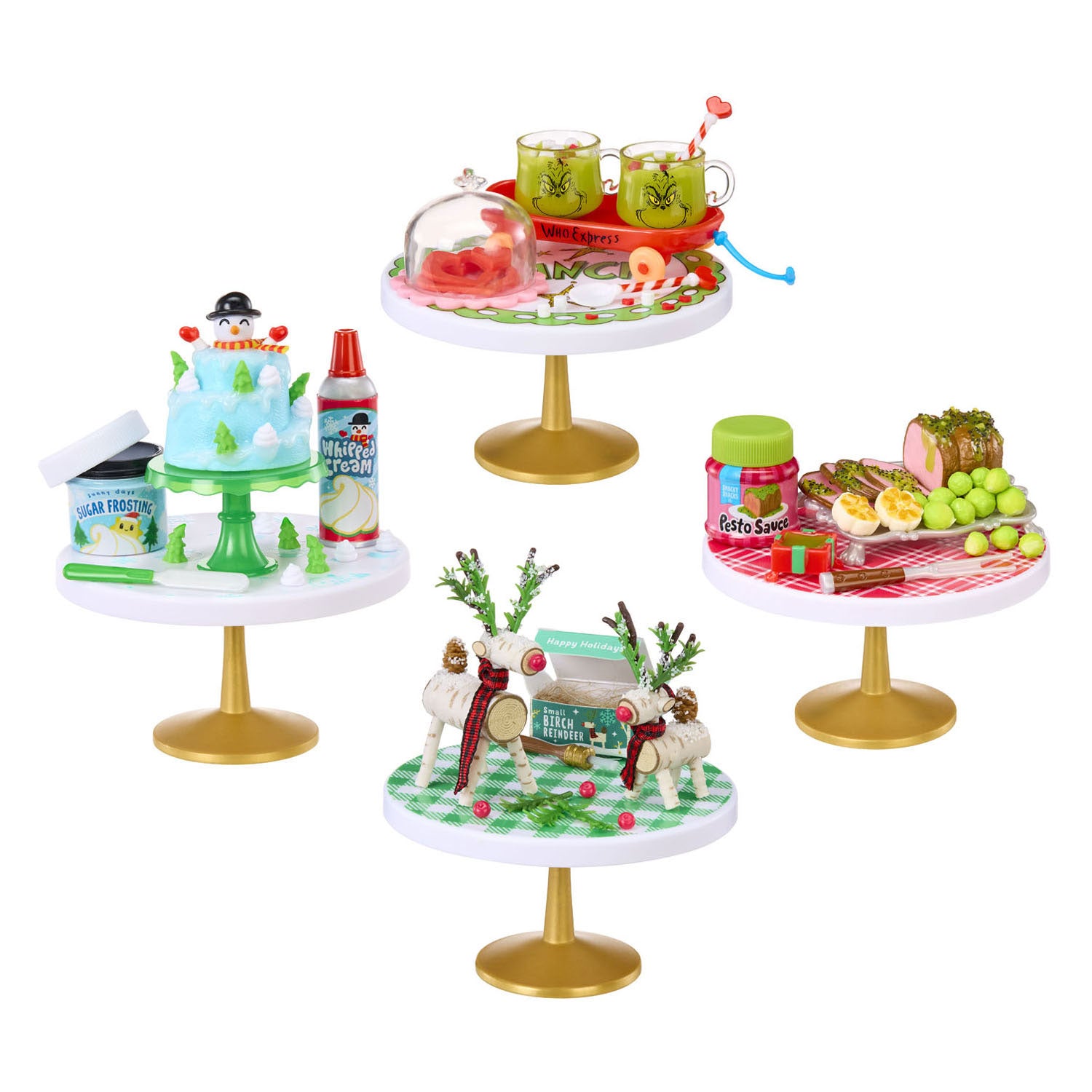 Miniverse faites-en des mini vacances - ensemble de bricolage - réalisez des miniatures - le grinch™ dr. seuss™