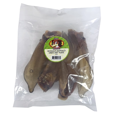 Oreilles de buffle de petsnack avec de la viande