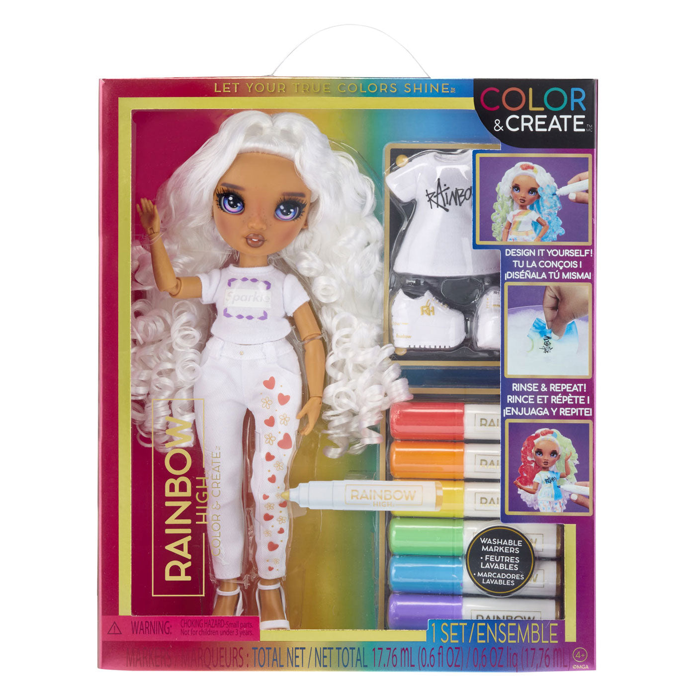 Rainbow High Rainbow High Color Créer la mode Modepop Purple
