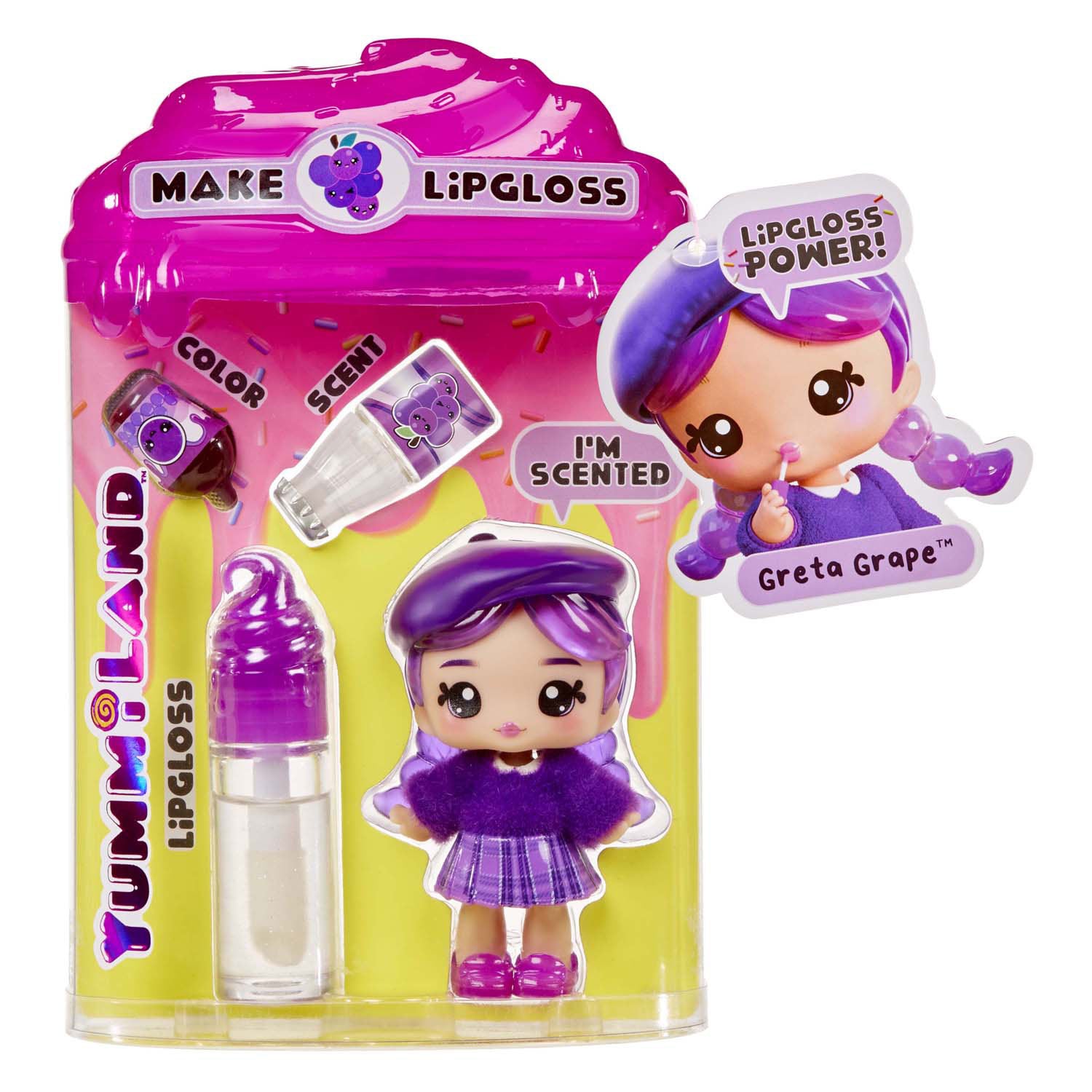 MGA Entertainment Yummiland Lipgloss Pop Greta Grape