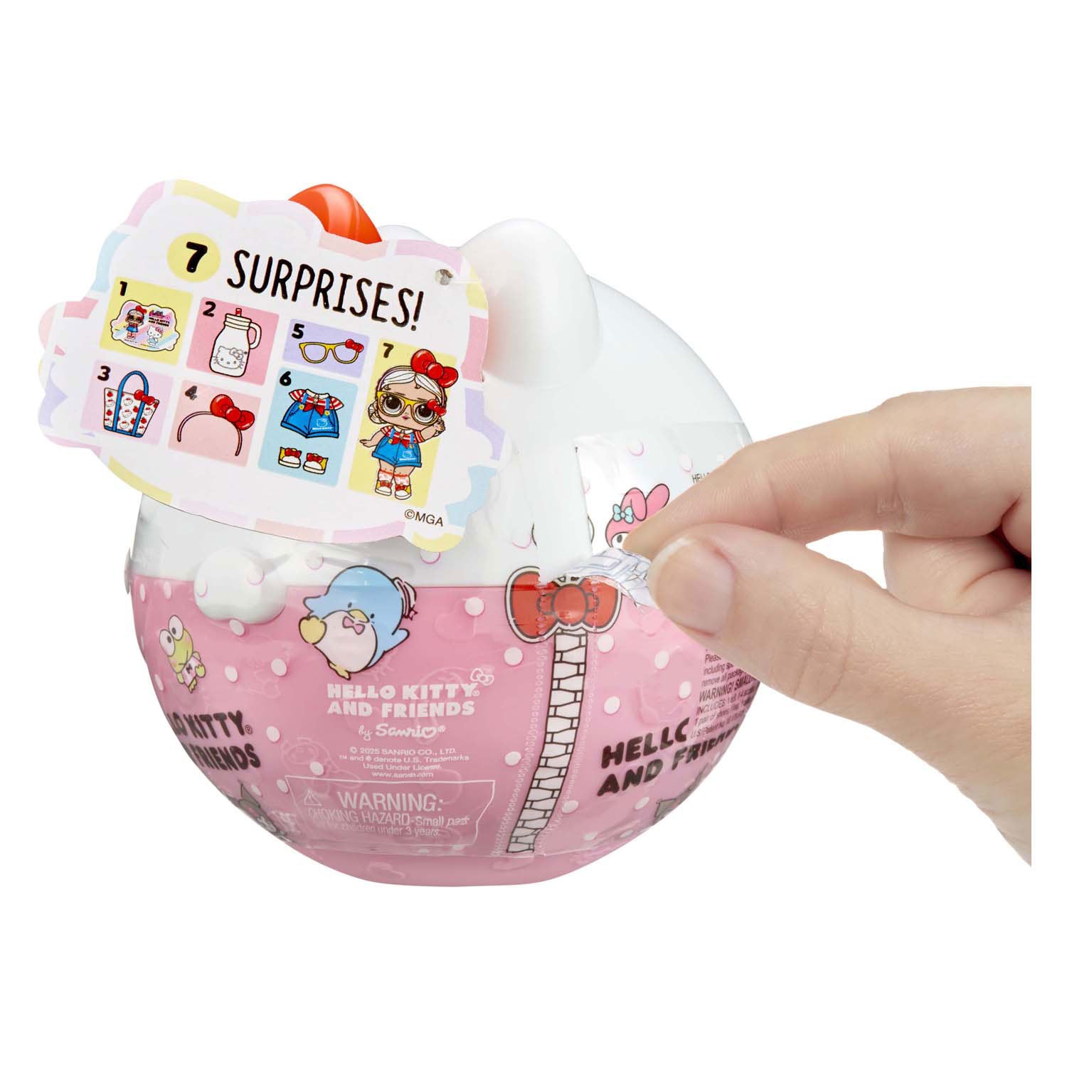 MDR. Surprise amour bonjour kitty ami mini balle surprise
