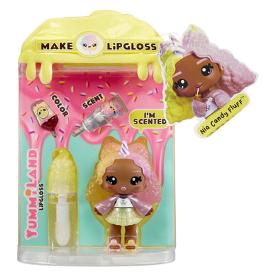 MGA Entertainment Yummiland Pop - Nia Candy Fluff with Lip Gloss Set