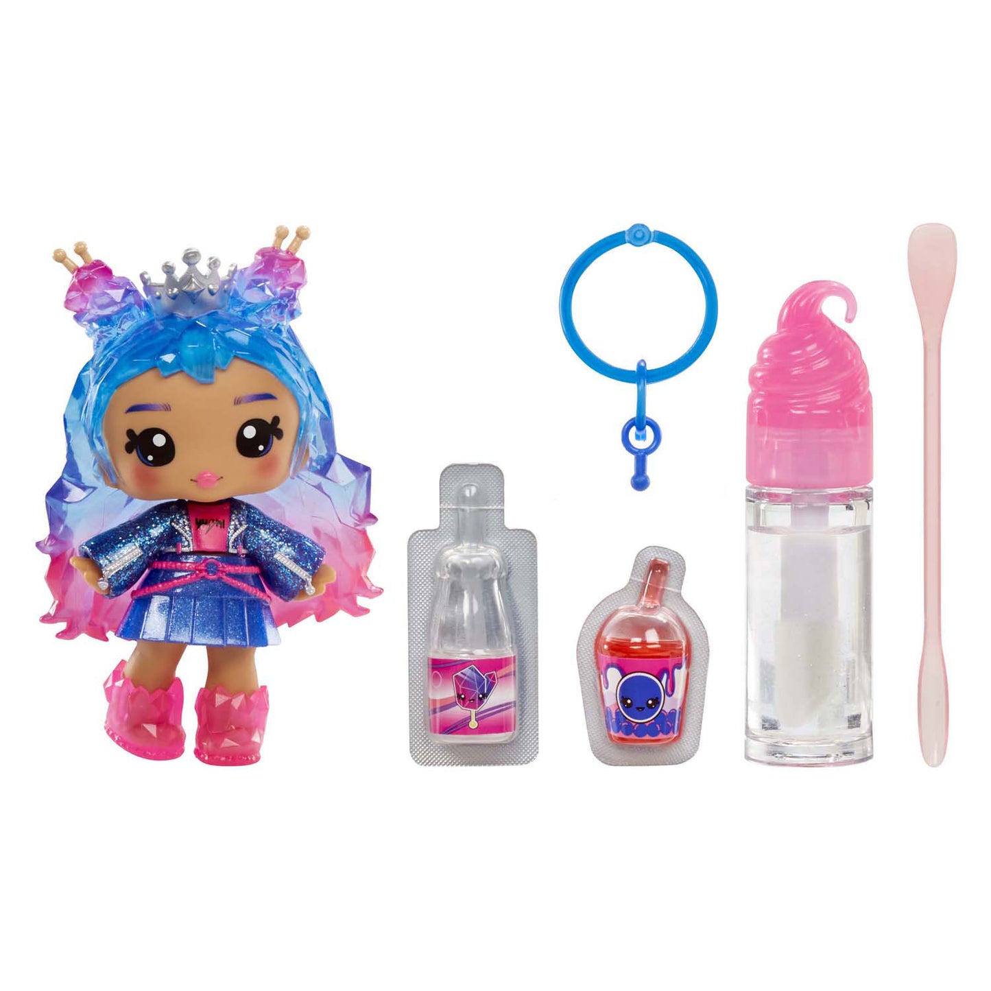 MGA Entertainment Yummiland Pop - Roxie Crysal Candy avec ensemble de lèvres