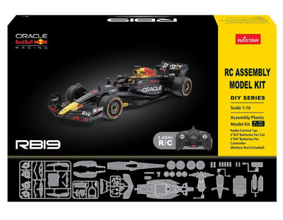 Jonotoys Rastar 1:16 Red Bull F1 RB19 ensemble de construction - 55 pièces.