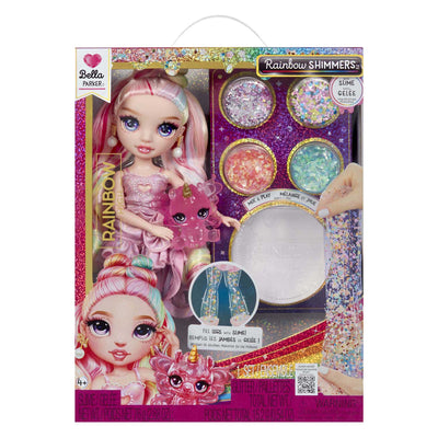Mga Entertainment Rainbow High Rainbow scintille avec la poupée mannequin Slime Bella (rose)
