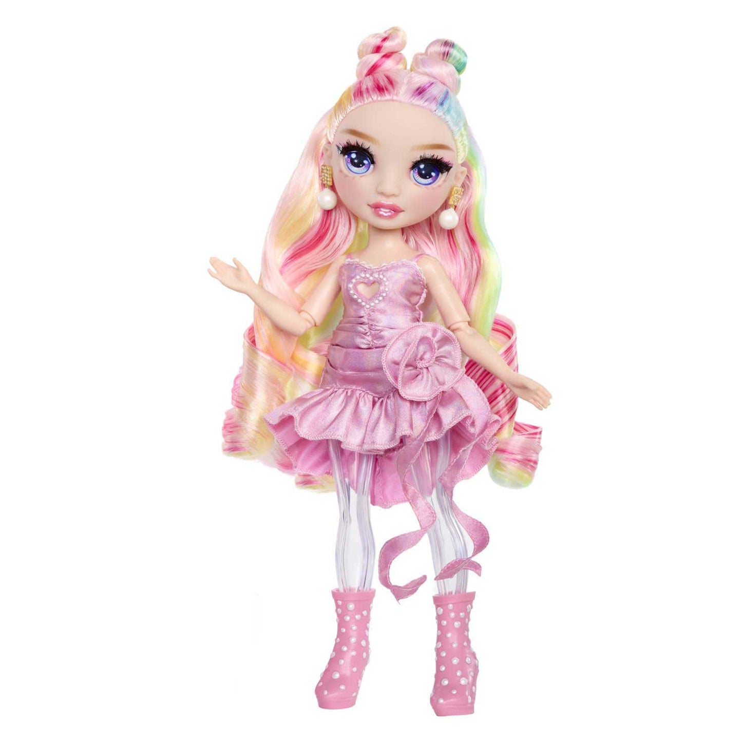 Mga Entertainment Rainbow High Rainbow scintille avec la poupée mannequin Slime Bella (rose)