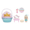 Coffret de jeu trousse de beauté et poupée de brillant à lèvres - cupcake