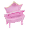 Coffret de jeu trousse de beauté et poupée de brillant à lèvres - cupcake