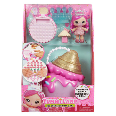 Sac de beauté Yummilland Playset + lèvre brillant poupée glacée Sac de beauté
