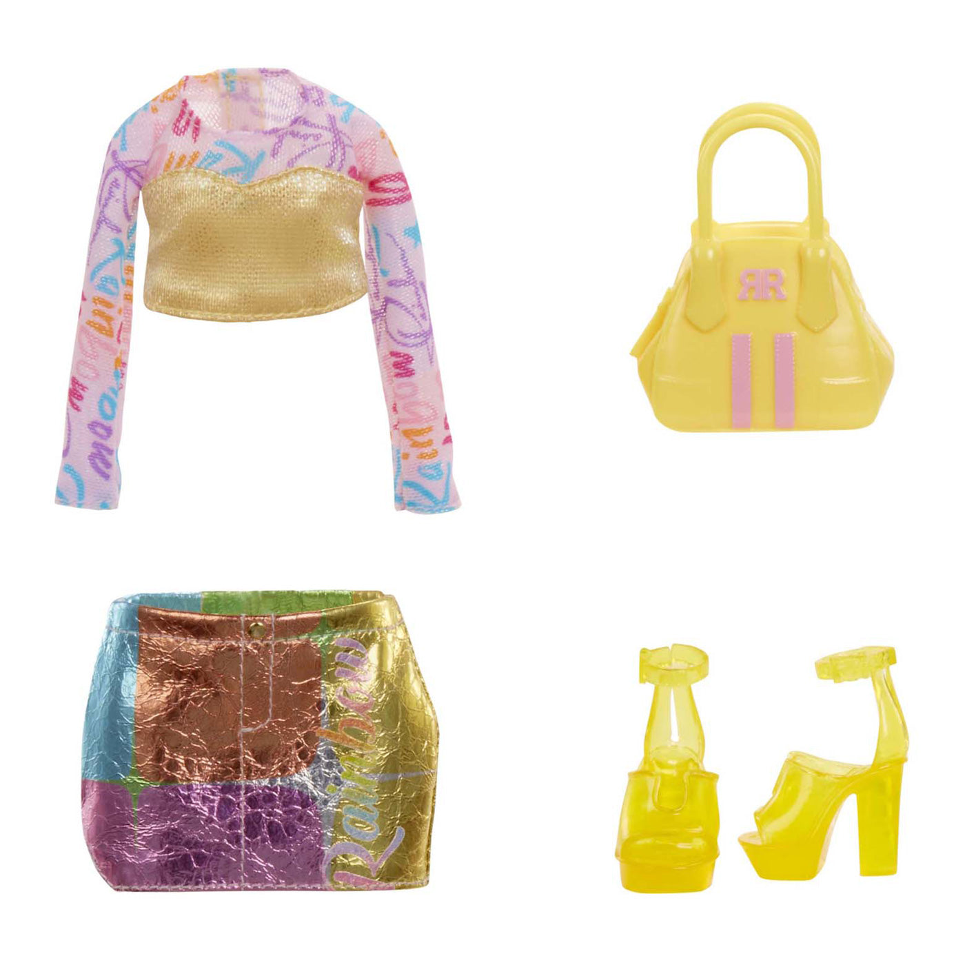 Arc-en-ciel haut mon styles de mode