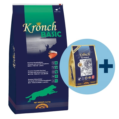 Kronch Basic Adulte avec des collations de saumon Kronch 100% gratuites