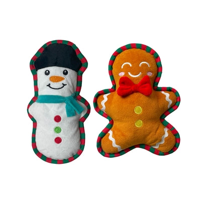 Joyeux animal de compagnie Snowman et Gingerkoekman