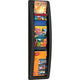 Porte-brochures mural paperflow 1 3 a4 5 compartiments noir
