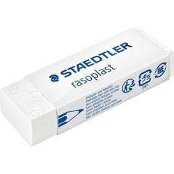 Gomme staedtler raso plast 526 b20 plastique blanc