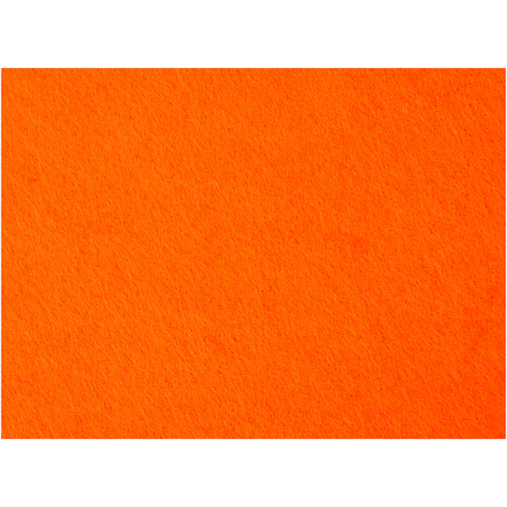 Feutre de loisir Creativ company, feuille 42x60 cm, épaisseur 3 mm, orange, 1 feuille