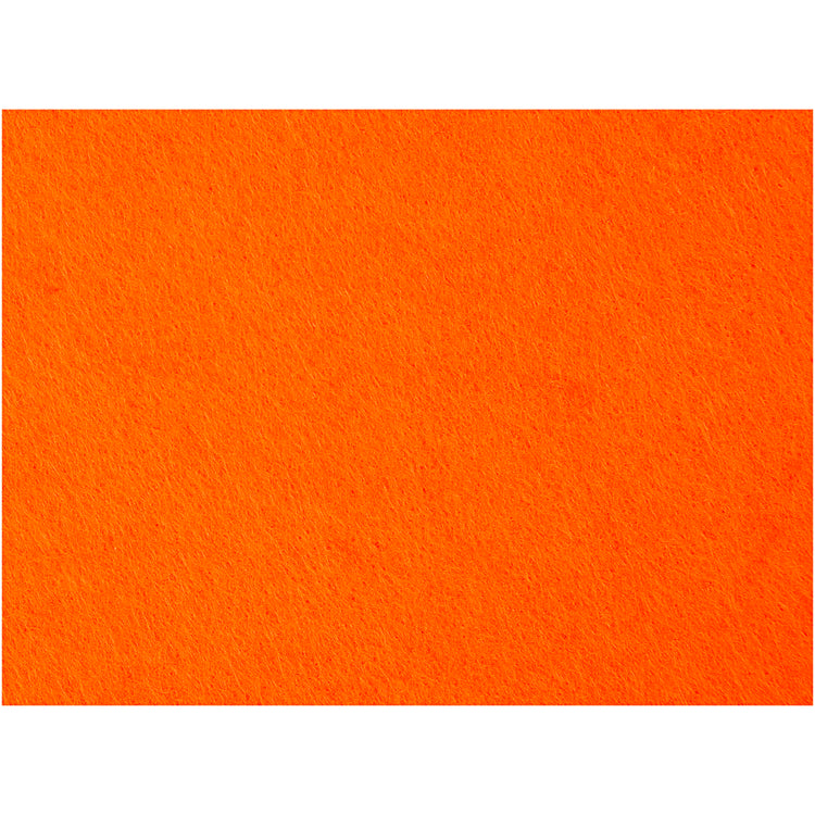 Feutre de loisir Creativ company, feuille 42x60 cm, épaisseur 3 mm, orange, 1 feuille