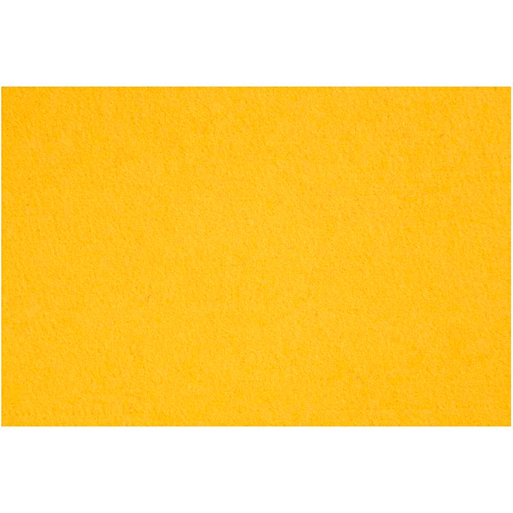 Creativ company hobby feutre, feuille 42x60 cm, épaisseur 3 mm, jaune, 1 feuille
