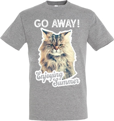 T-shirt va chat gris