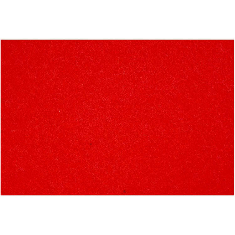 Creativ company hobby feutre, feuille 42x60 cm, épaisseur 3 mm, rouge, 1 feuille