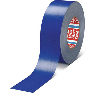 Tesa professional 1064735 - ruban en tissu pe standard tesa 55 mailles bleu 25 mm x 50 m | 5 pièces