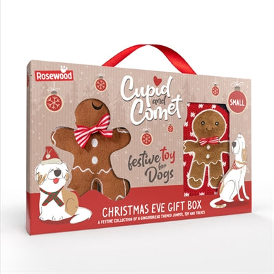 Cupidon Comet Christmasve Gift Pack avec collations de jouets pullaires