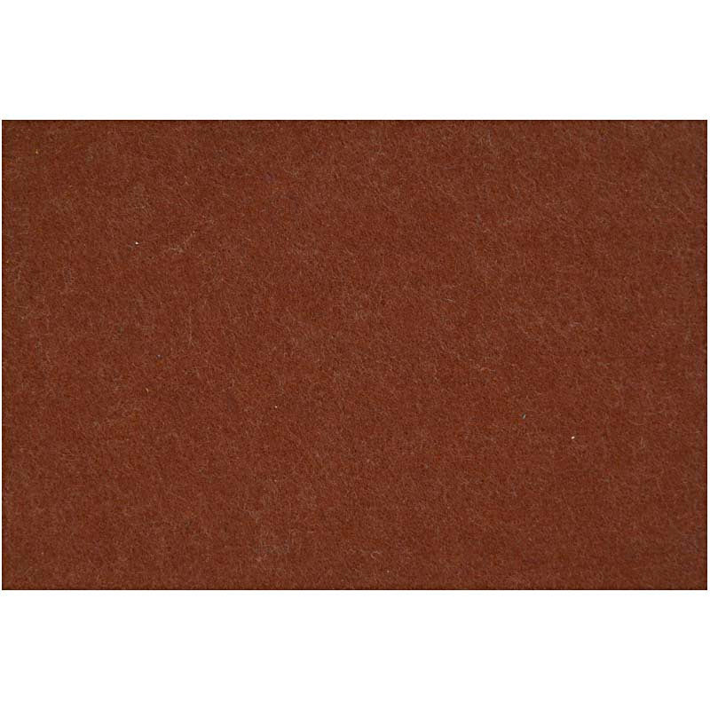 Creativ company hobby feutre, feuille 42x60 cm, épaisseur 3 mm, marron, 1 feuille