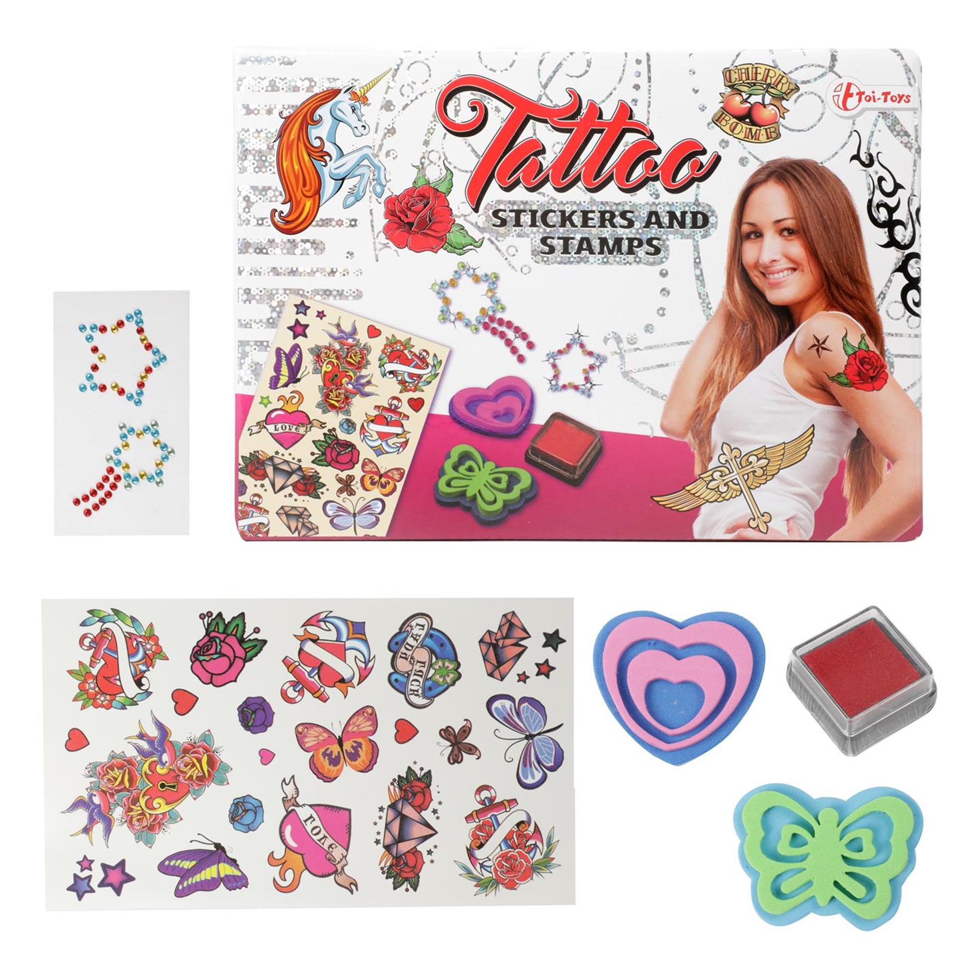 Tattoocickers et jeu de tampons toys toys