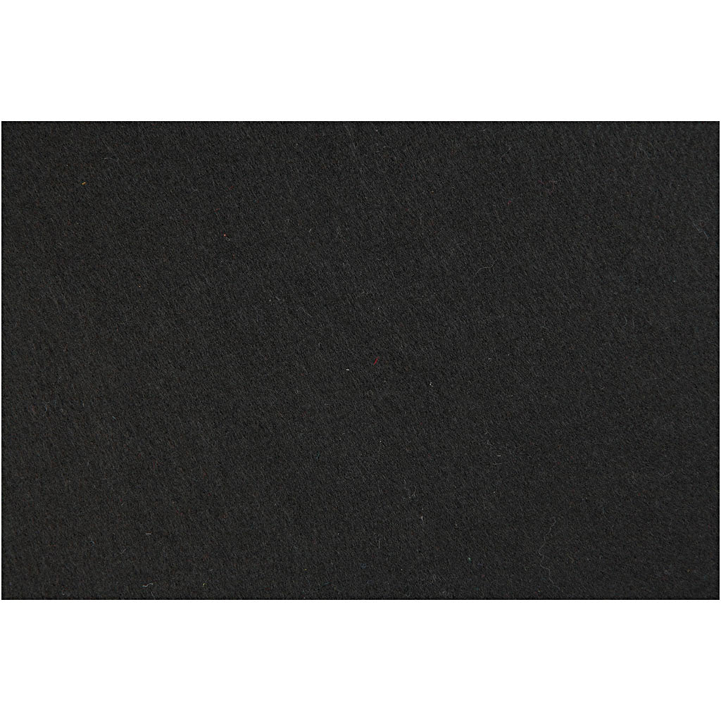 Feutre de loisir Creativ company, feuille 42x60 cm, épaisseur 3 mm, noir, 1 feuille