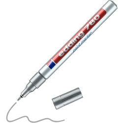 Marqueur peinture edding 780 argent pointe ronde 0,8 mm