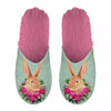 Slippel Rabbit vert rose
