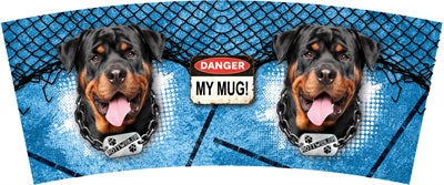 APPONDANT CADEAUX Mug Rottweiler Blue