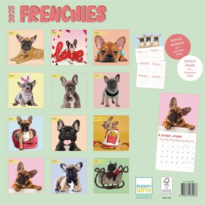 Calendar Frenchies Studio 2025