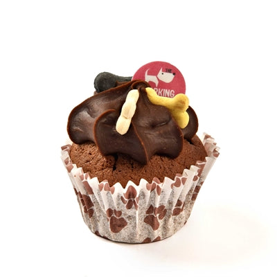 The Barking Bakery The Barking Bakery Vanilla Woofin avec glaçage Carob