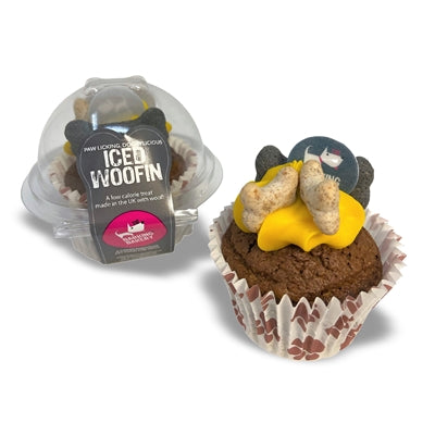 The Barking Bakery The Barking Bakery Carob Woofin avec de l'émail jaune