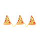 Fuzzyard Fuzzyard 3 Pizza Pièces sur corde avec la peluche de catnip