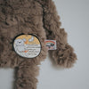 Mon chien mon chien en peluche brun