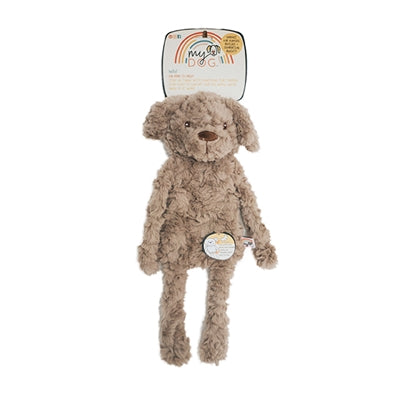 Mon chien mon chien en peluche brun
