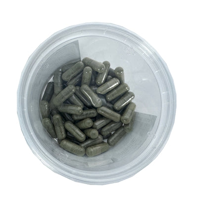 Drogiste animal dans des capsules de perte de cheveux