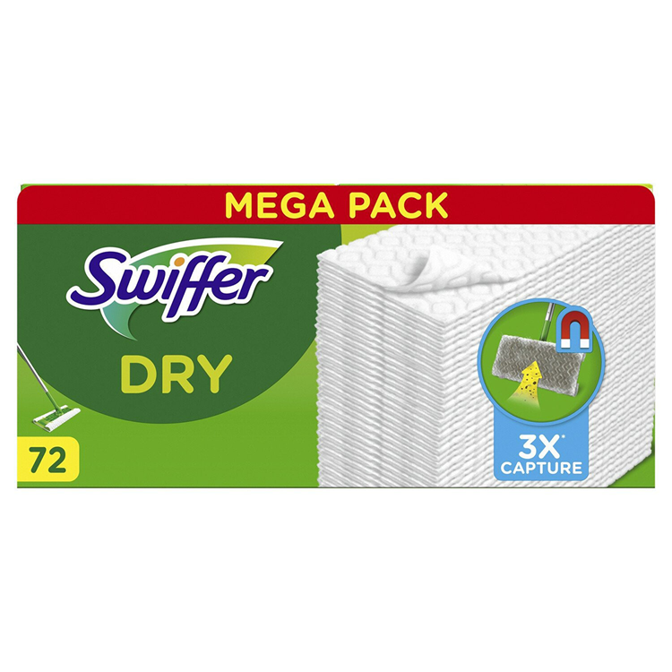 Swiffer 1073576 - sèche-sol rf 72ct | 3 pièces