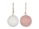 Dijk collections naturelles décoration suspendue boule textile ø9x9cm