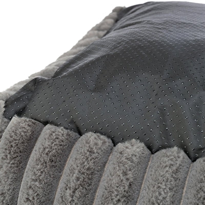 Trixie Dog Basket Lonni Rib Velvet Angular Grey