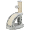 Trixie Junior Scratching Post Harvey avec un pinceau blanc noir