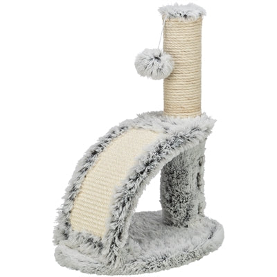 Trixie Junior Scratching Post Harvey avec un pinceau blanc noir