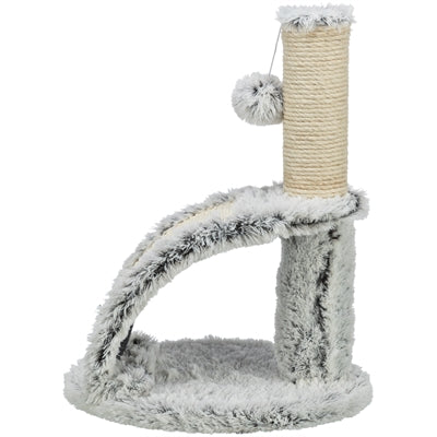 Trixie Junior Scratching Post Harvey avec un pinceau blanc noir